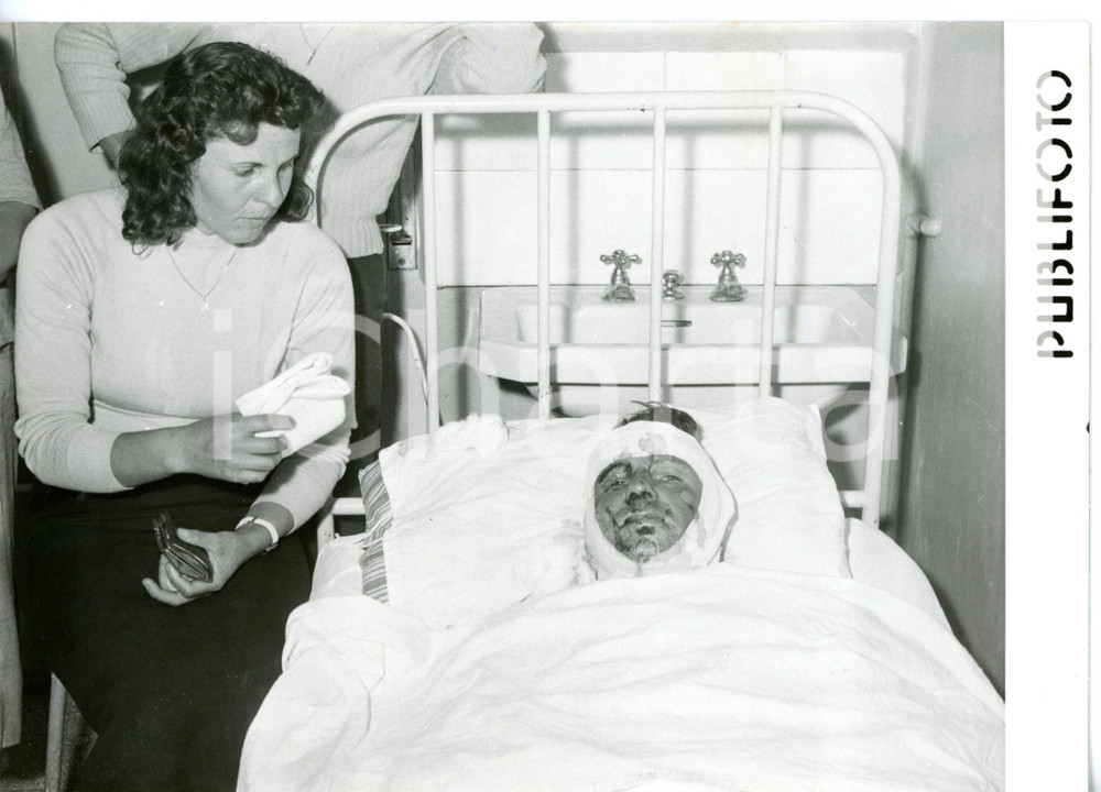 1957 BENEVENTO Esplosione caldaia in VIA DELLE PUGLIE - Superstite in ospedale