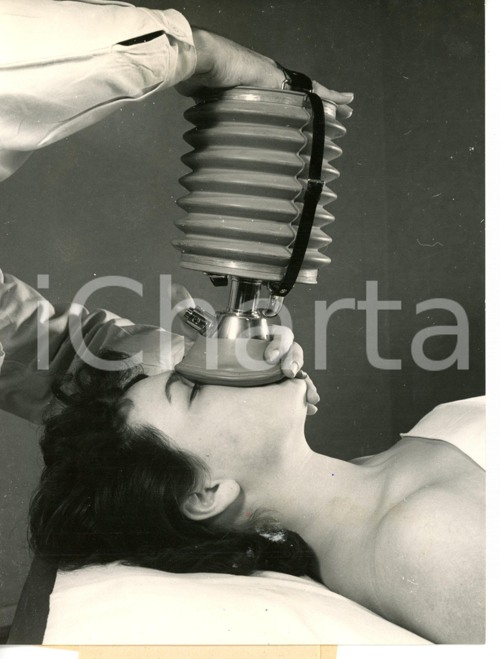 1954 GERMANY - TECHNOLOGY Breathing-implements working without electricity *Foto