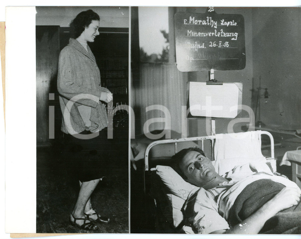 1953 AUSTRIA László MAROTY admitted to the hospital *Foto 20x15 cm