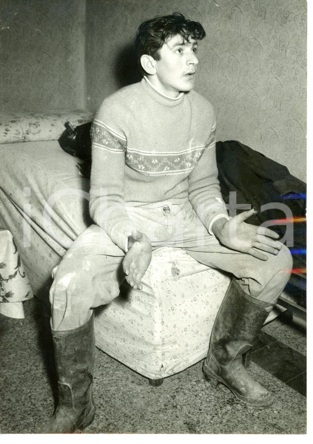 1955 TORINO - CRONACA NERA Interrogatorio al panettiere fidanzato della vittima 