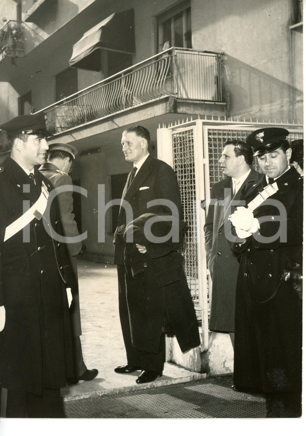 1959 ROMA Delitto di via VETULONIA - CRONACA NERA Sopralluogo dei Carabinieri