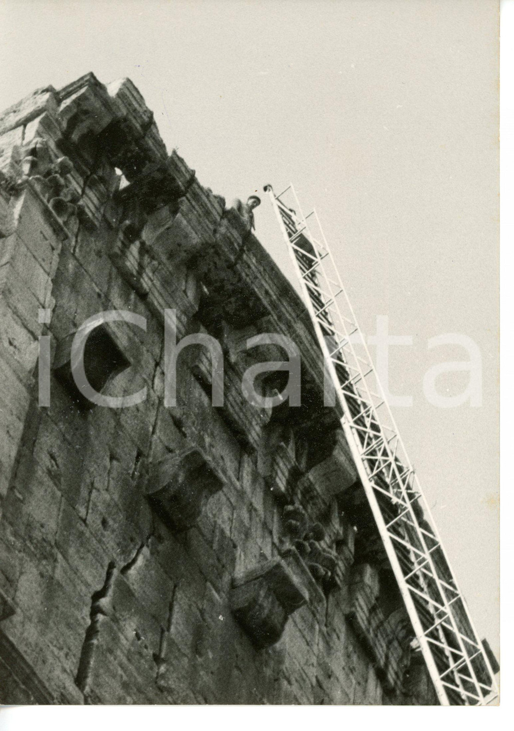 1957 ROMA Colosseo - Tentato suicidio sventato dai Vigili del Fuoco *Foto 13x18