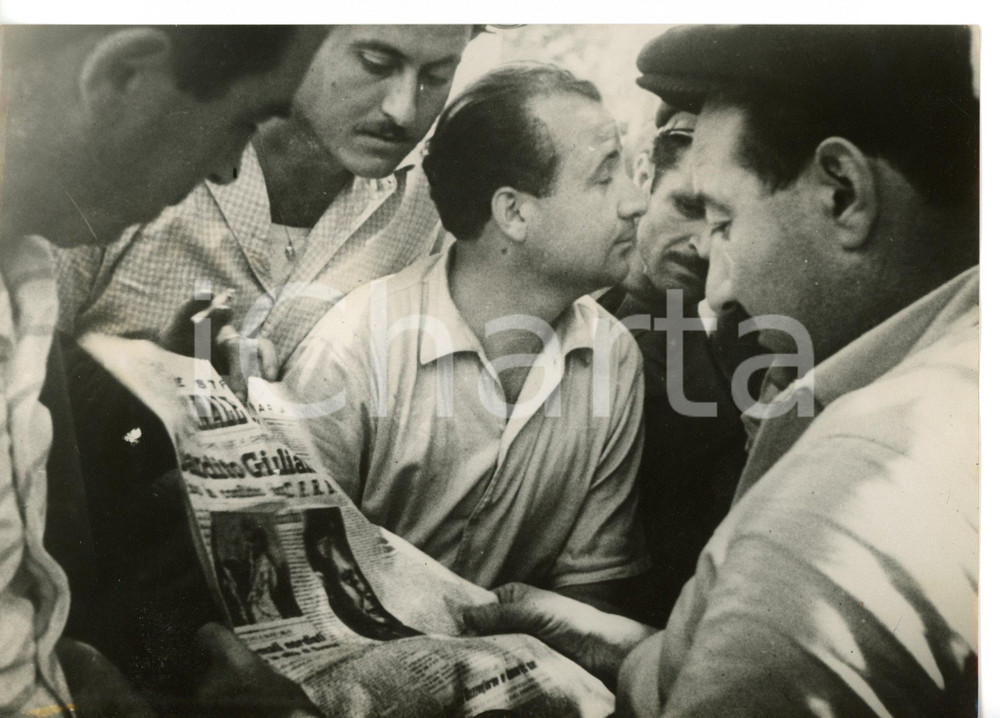 1950 Ristampa 1955 CASTELVETRANO Antonio PERENZE annuncio morte bandito GIULIANO