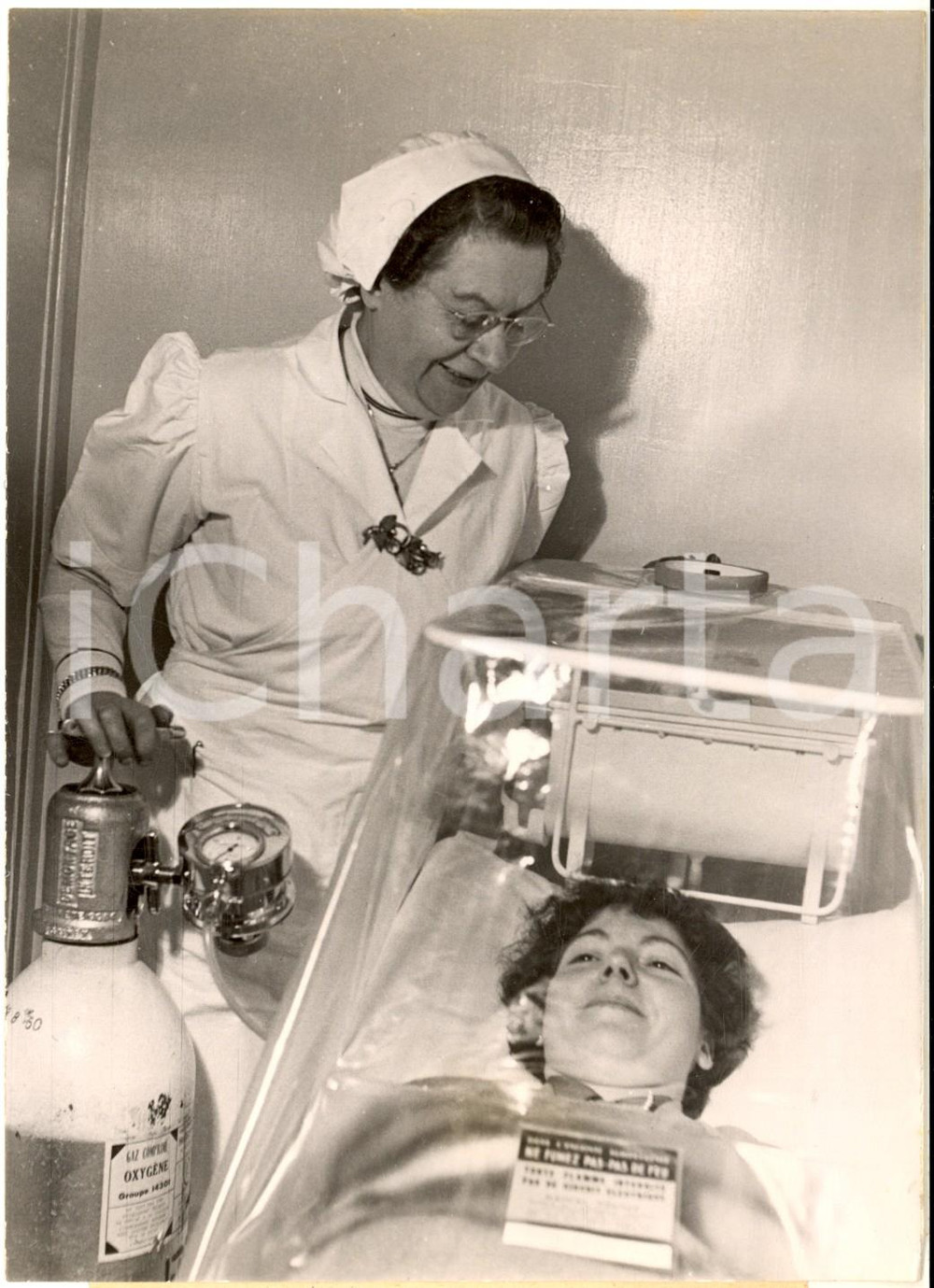 1953 PARIS Service d'oxygenation dans un grand magasin - Photo 13x18 cm