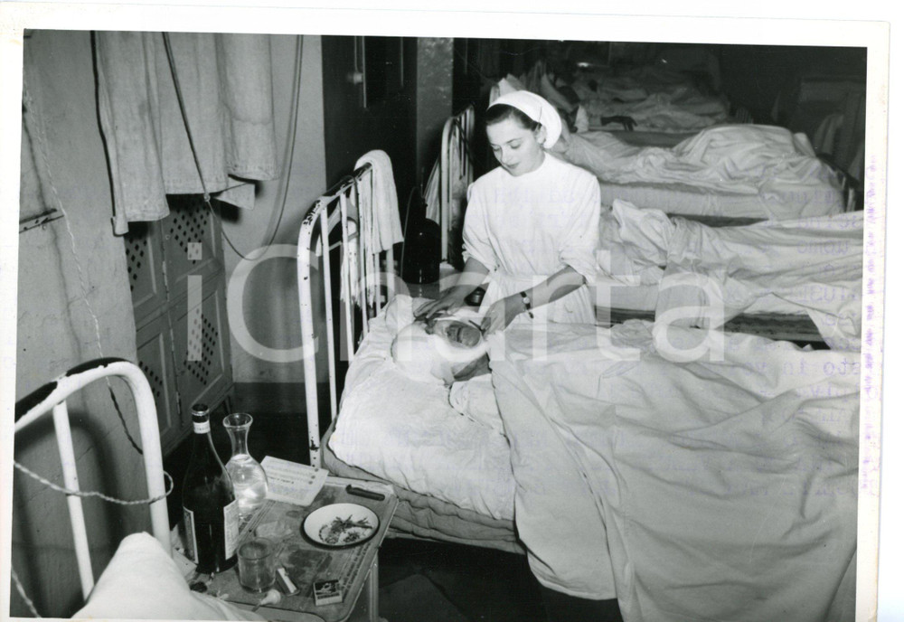 1956 IVREA Aggressione CASCINA FERRARESI - La vittima ricoverata all'ospedale