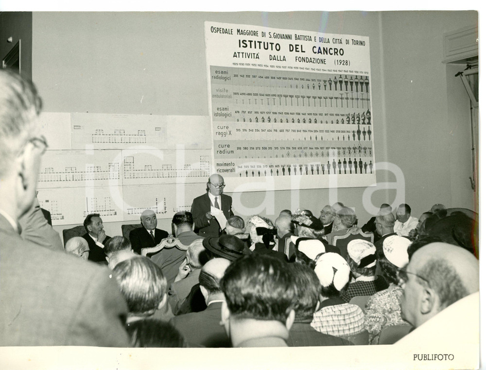 1953 TORINO Ospedale Maggiore San Giovanni Battista - Discorso prof. CARANDO 