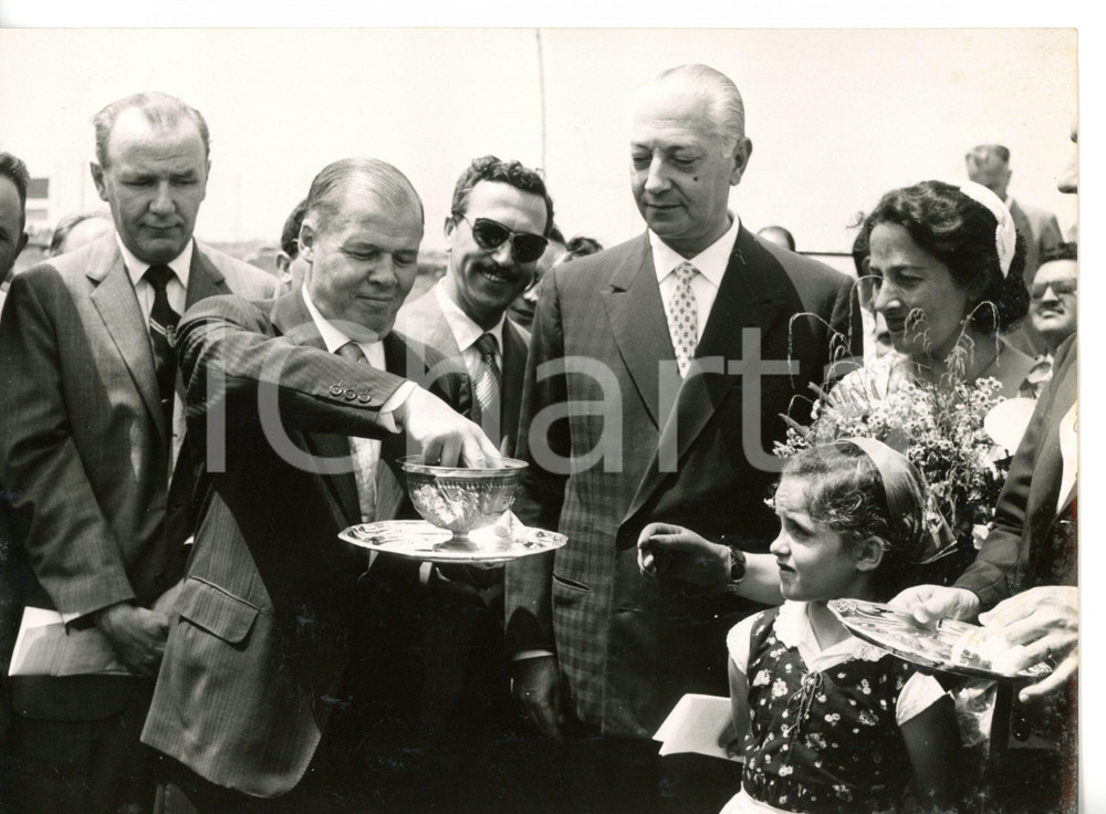 1956 LATINA John E. McKEEN inaugura costruzione stabilimento PFIZER - Foto 18x13