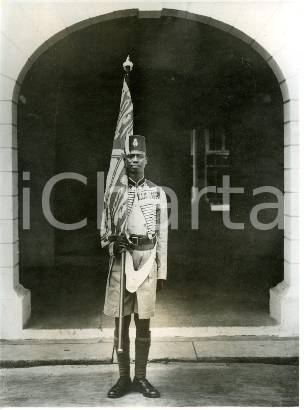 1956 LAGOS (NIGERIA) Former Sergeant-Major Momo ZINDER *Photo 15x20 cm