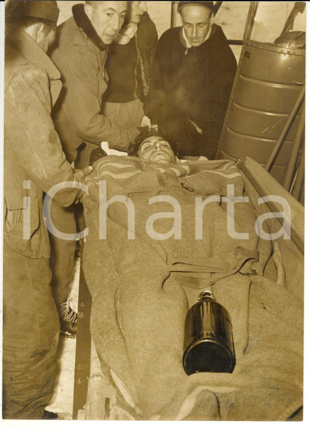 1959 CERESOLE Tragedia Azienda Elettrica Municipale - Operaio portato in salvo