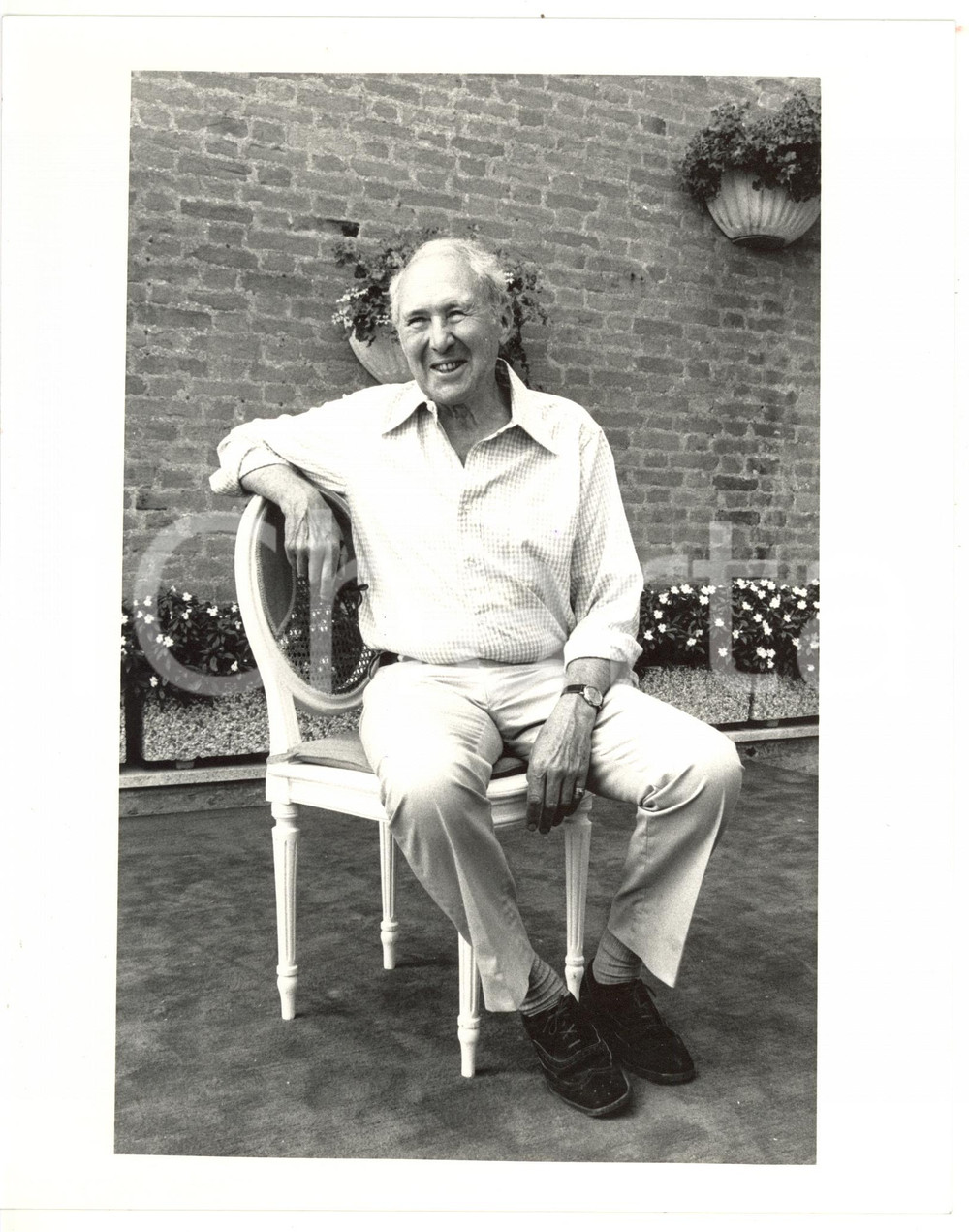 1988 VENEZIA Mostra del Cinema - Ritratto dell'attore Anthony QUAYLE *Foto 20x25