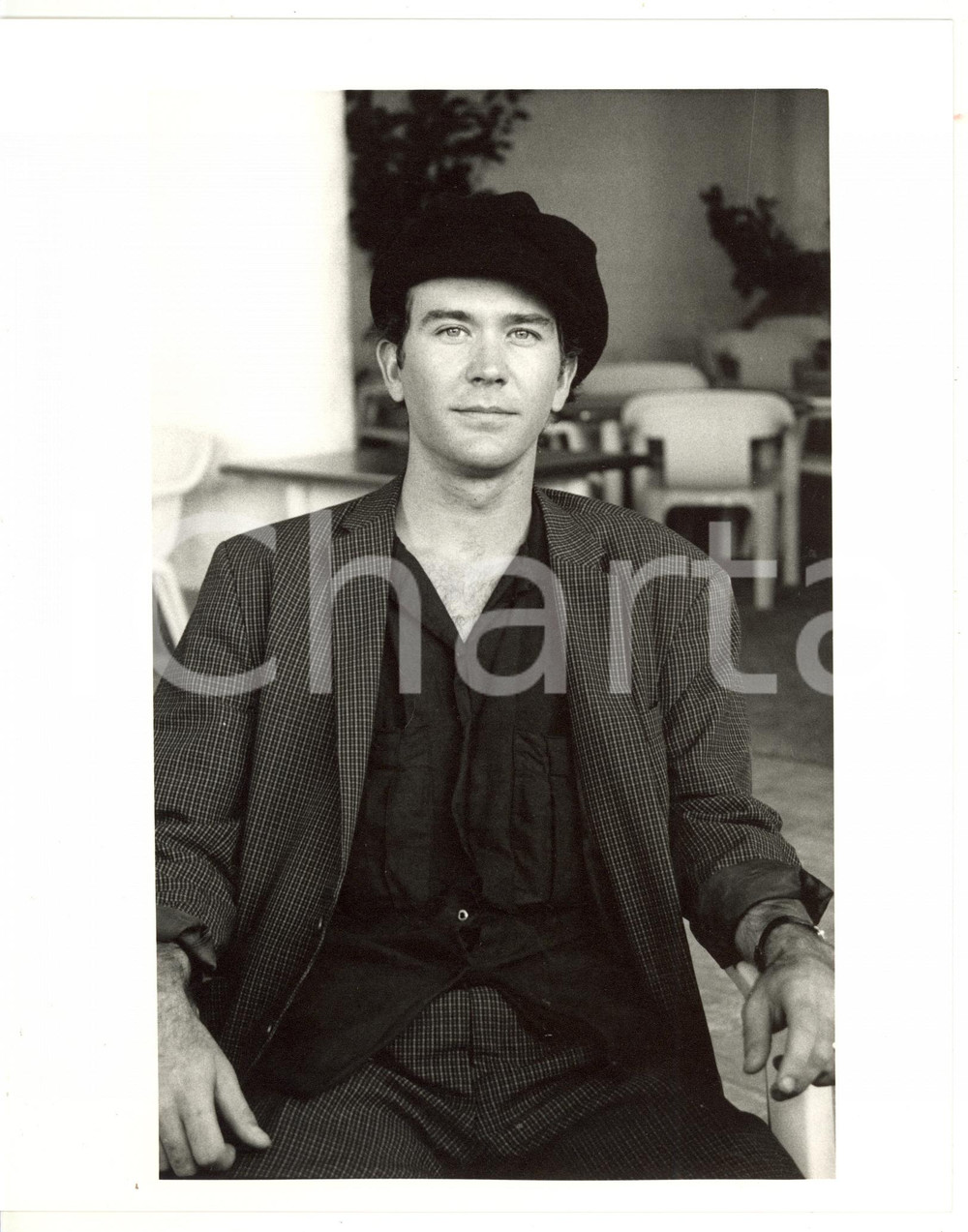 1987 VENEZIA Mostra del Cinema - Ritratto di Timothy HUTTON - Foto VINTAGE 20x25