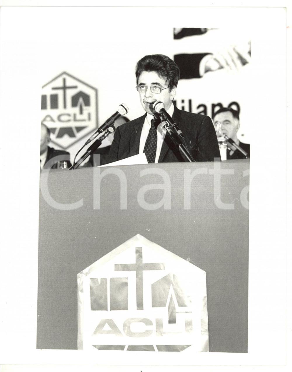 1988 MILANO XVII Congresso Nazionale ACLI - Discorso on. Achille OCCHETTO *Foto