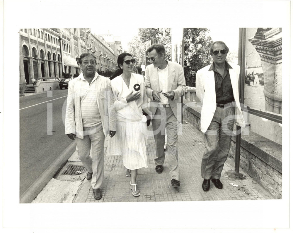1987 VENEZIA Irene PAPAS - Carlo LIZZANI - Vittorio STORARO *Foto VINTAGE 25x20