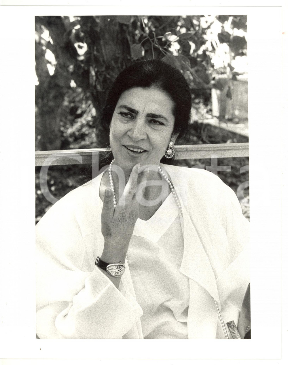 1987 VENEZIA Mostra del Cinema - Ritratto attrice Irene PAPAS *Foto 20x25 cm