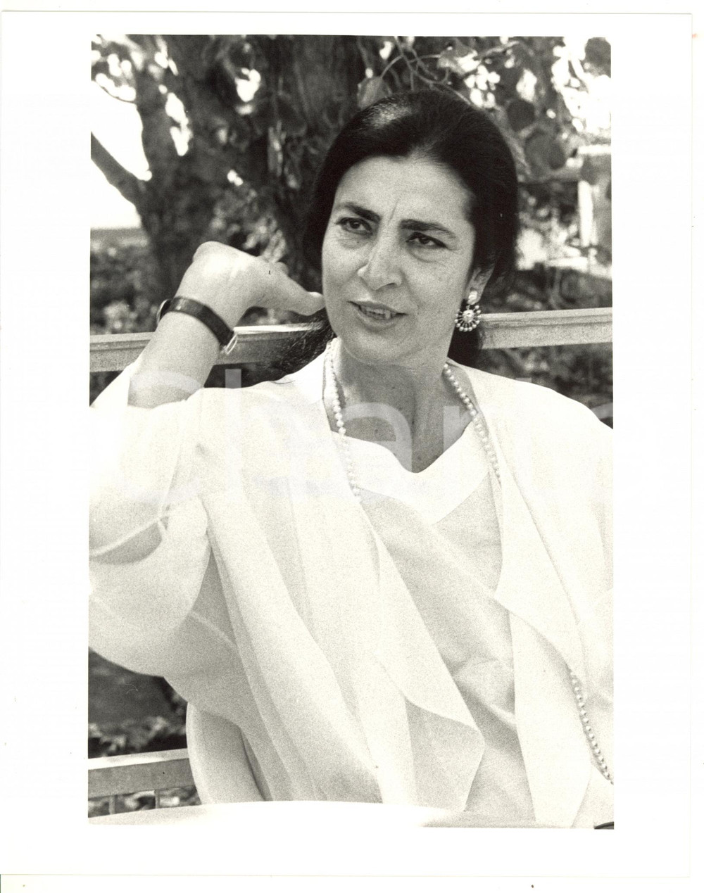 1987 VENEZIA Mostra del Cinema - Ritratto attrice Irene PAPAS (3) *Foto 20x25 cm