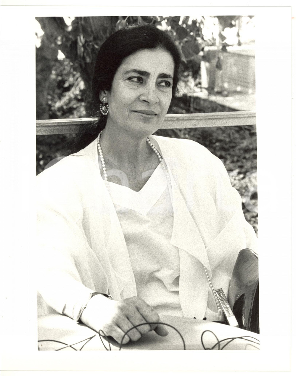 1987 VENEZIA Mostra del Cinema - Ritratto attrice Irene PAPAS (4) *Foto 20x25 cm