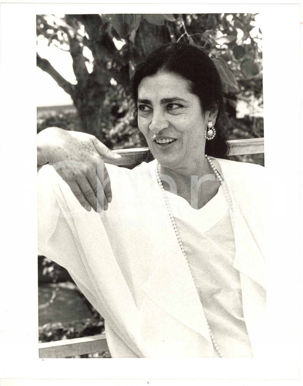1987 VENEZIA Mostra del Cinema - Ritratto attrice Irene PAPAS (6) *Foto 20x25 cm