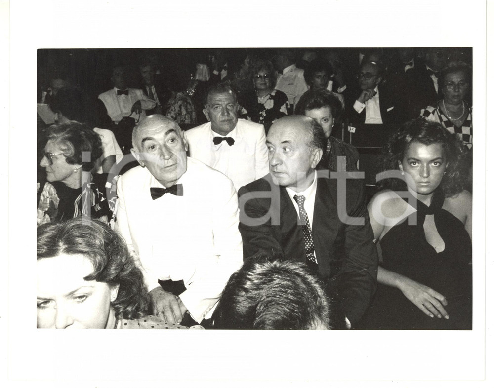 1985 ca POLITICA - DC Umberto CAPPUZZO con Ciriaco DE MITA e la figlia Antonia
