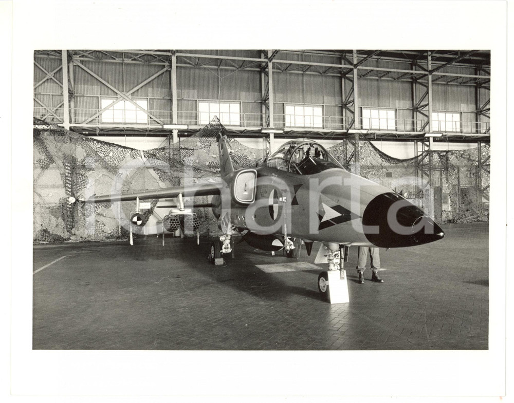 1985 ca AERONAUTICA MILITARE ITALIANA Aereo da attacco AMX "Ghibli" *Foto 25x20
