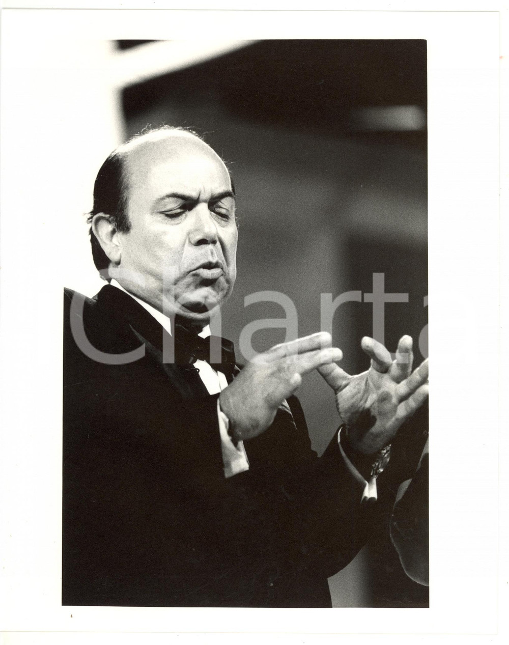 1988 SAINT VINCENT ESTATE Lino BANFI sul palco (2) *Foto VINTAGE 20x25 cm
