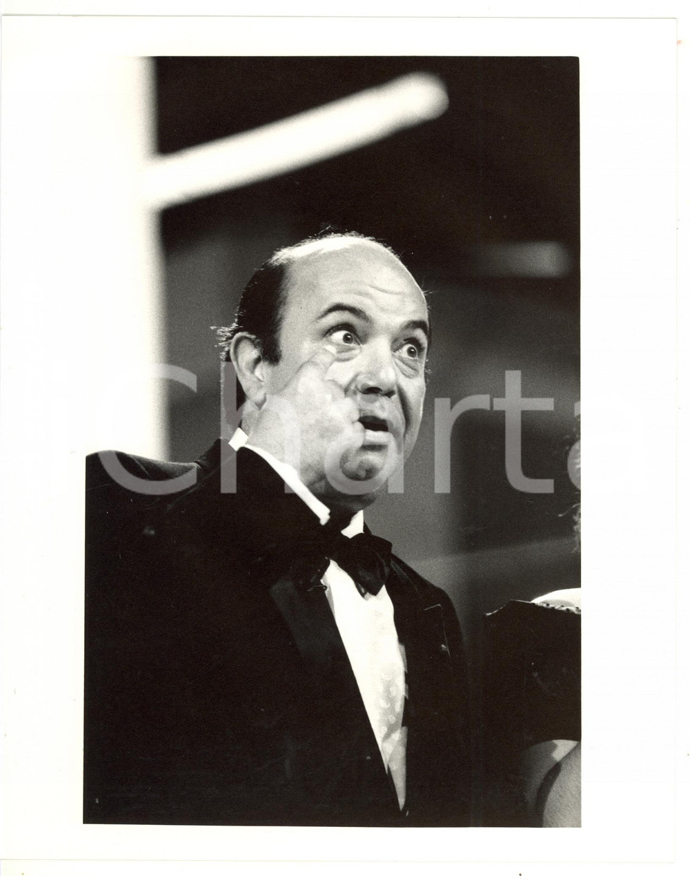 1988 SAINT VINCENT ESTATE Lino BANFI sul palco - Ritratto (3) *Foto 20x25 cm