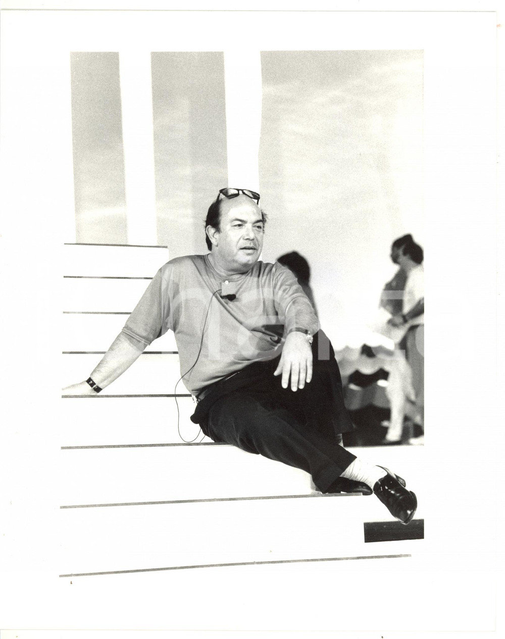 1988 SAINT VINCENT ESTATE Lino BANFI sulla scalinata - Ritratto *Foto 20x25