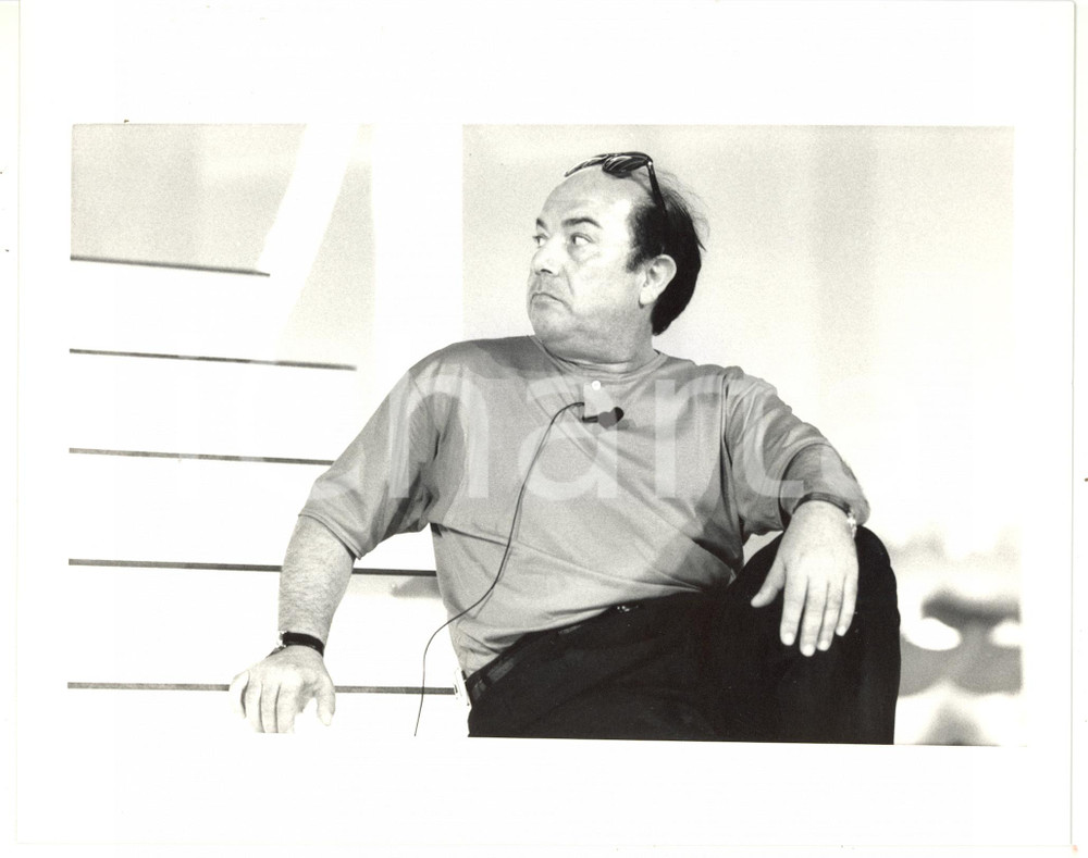 1988 SAINT VINCENT ESTATE Lino BANFI sulla scalinata - Ritratto *Foto 25x20 cm