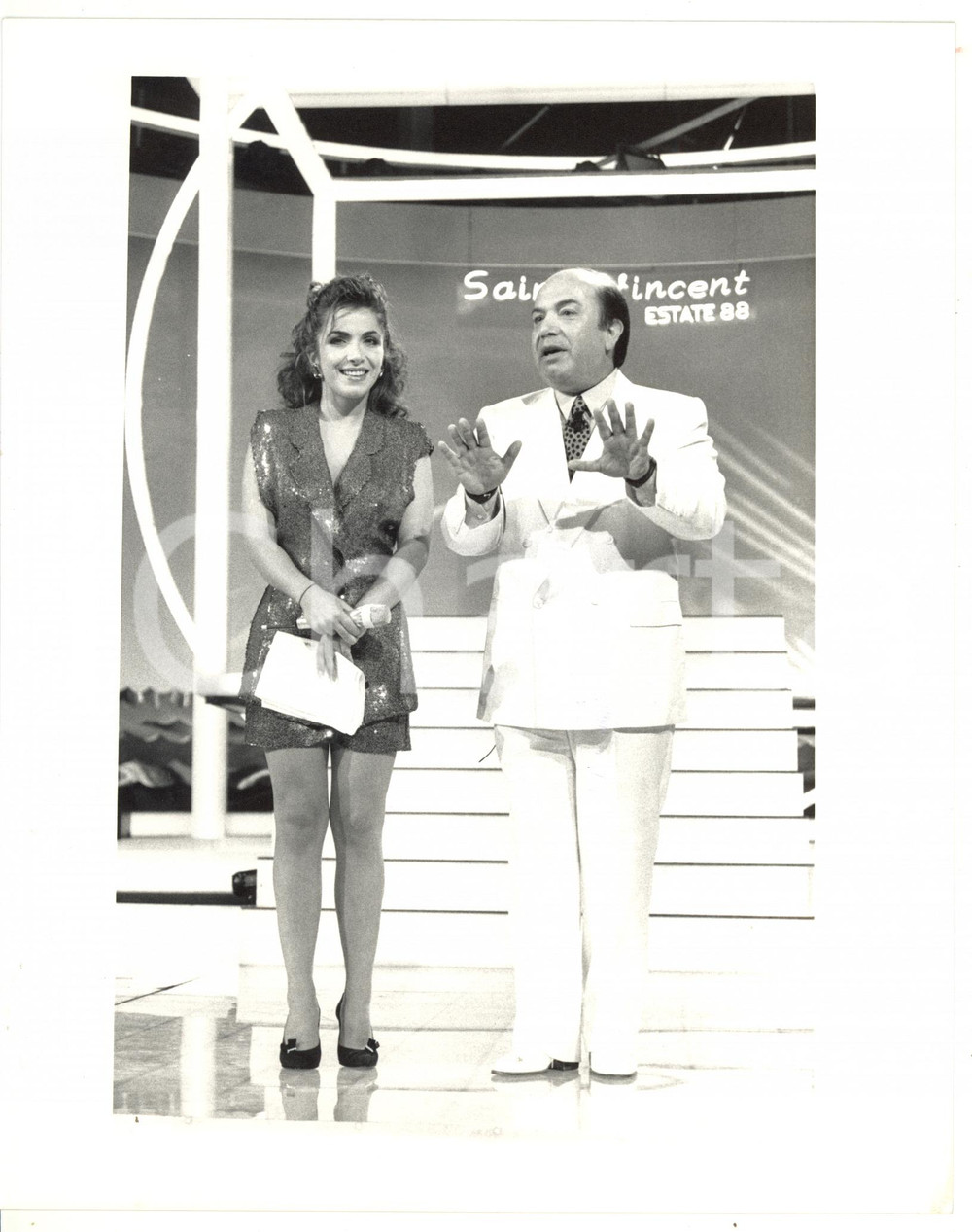 1988 SAINT VINCENT ESTATE I conduttori Lino e Rosanna BANFI *Foto 20x25 cm