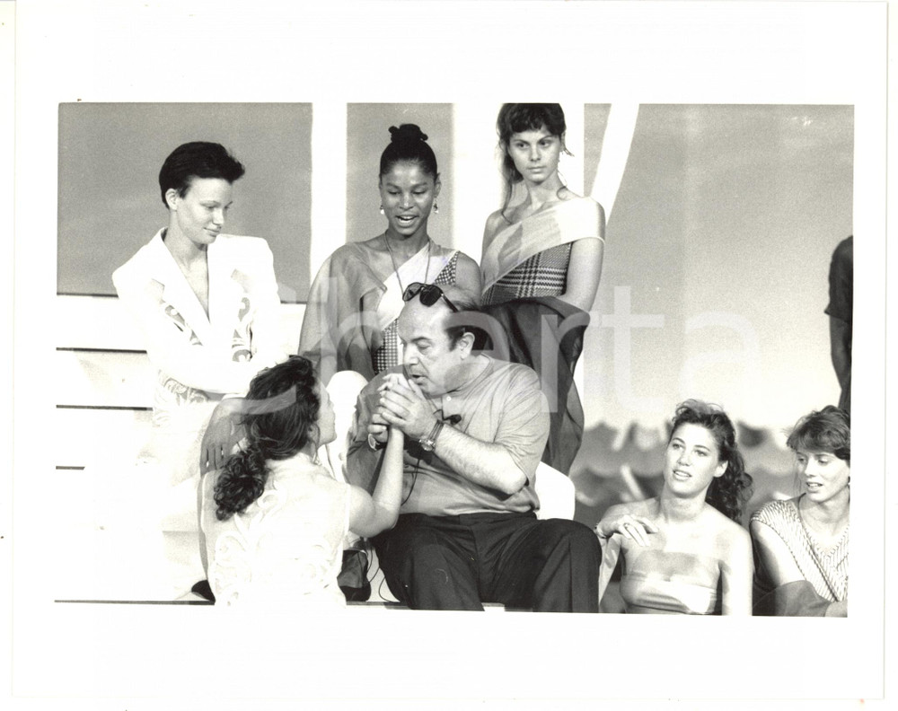 1988 SAINT VINCENT ESTATE Lino BANFI durante le prove - Fotografia VINTAGE 25x20