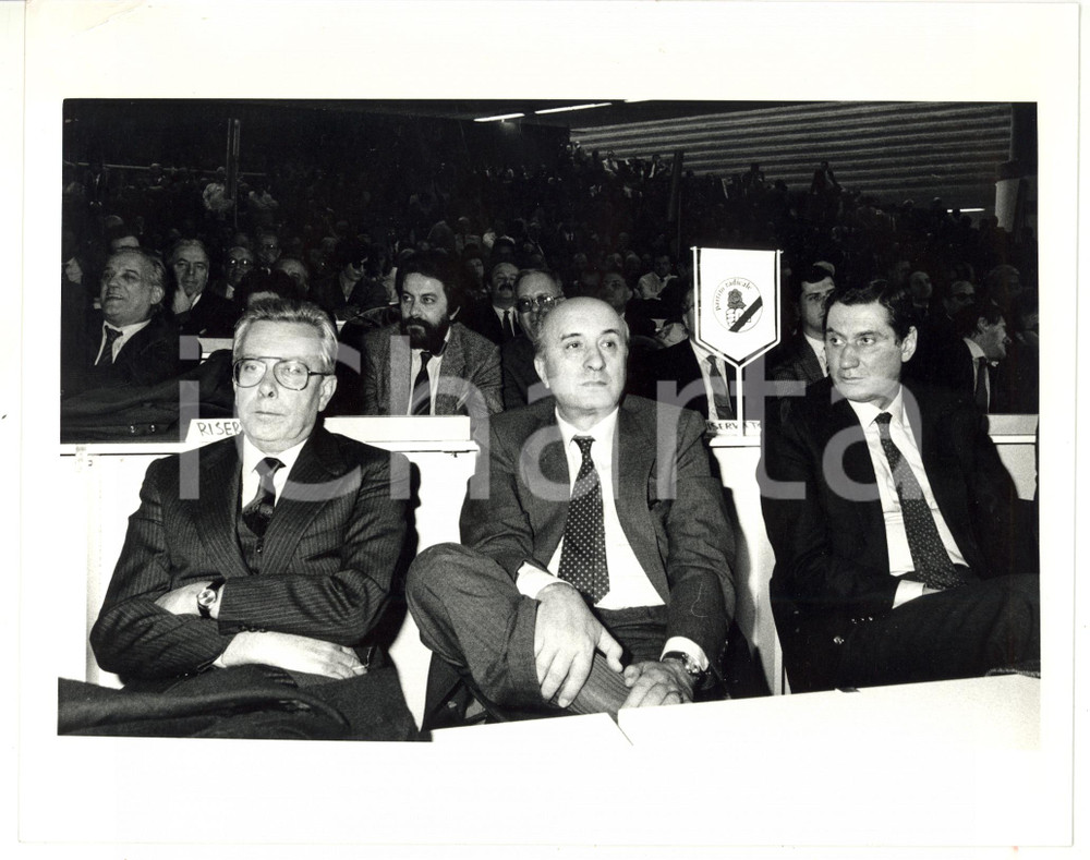 1985 ca POLITICA - DC Ciriaco DE MITA - Arnaldo FORLANI - Nicola MANCINO *Foto 