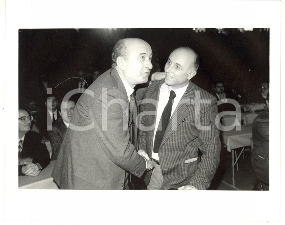 1988 MILANO XVII Congresso Nazionale ACLI - Ciriaco DE MITA con Giovanni BIANCHI