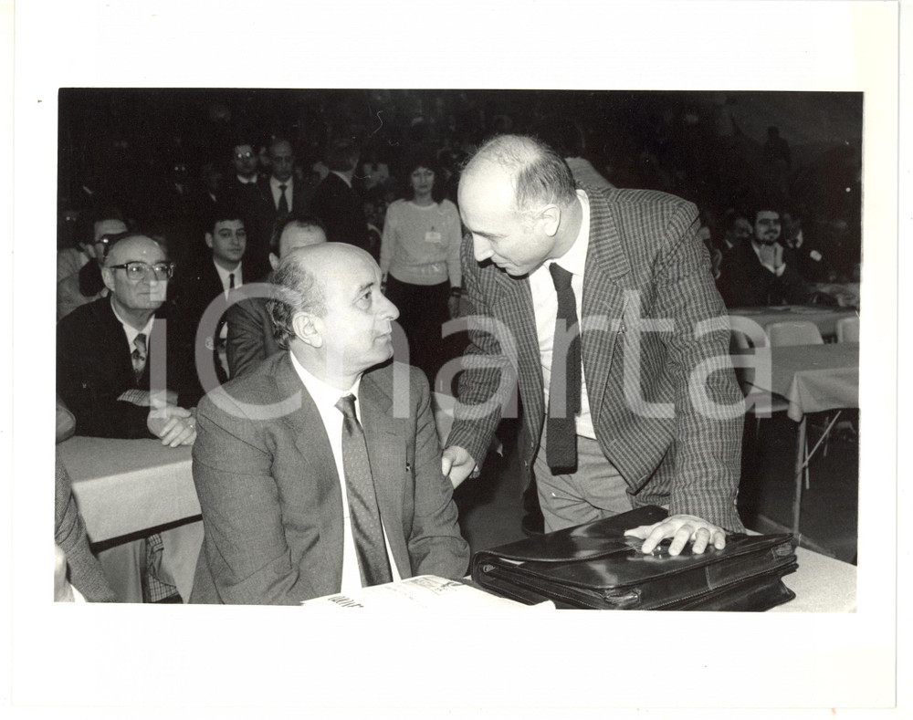 1988 MILANO XVII Congresso Nazionale ACLI - Ciriaco DE MITA e Giovanni BIANCHI