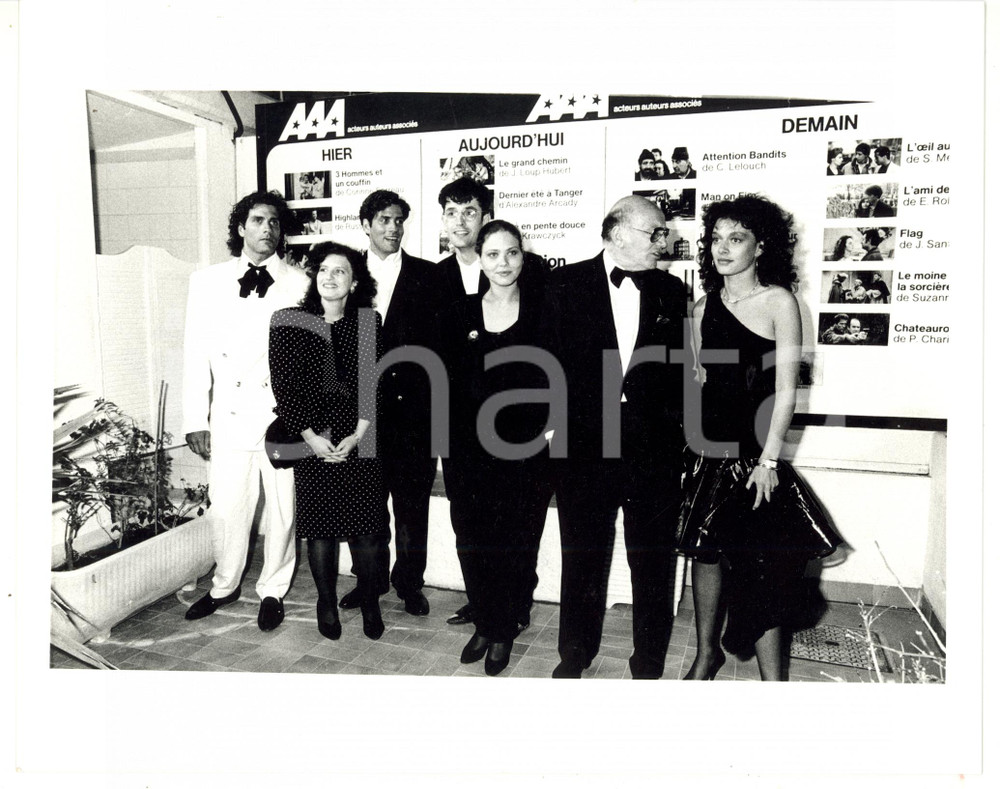 1987 CANNES Festival del Cinema - Rupert EVERETT - Francesco ROSI - Ornella MUTI