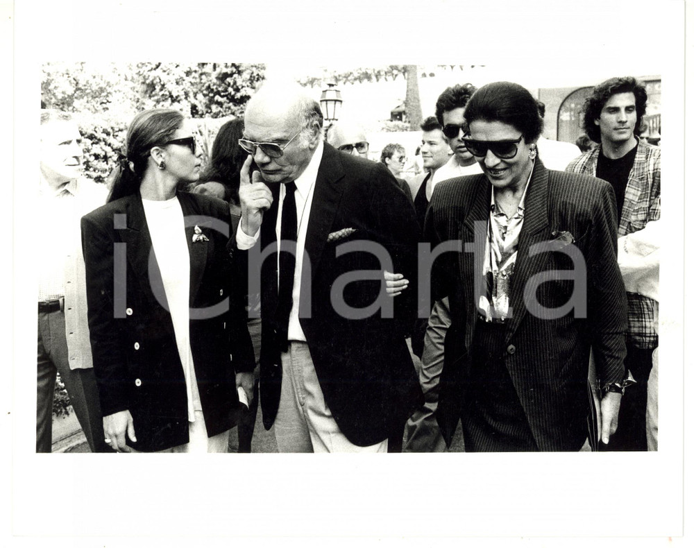 1987 CANNES Festival del Cinema - Francesco ROSI - Ornella MUTI - Irene PAPAS