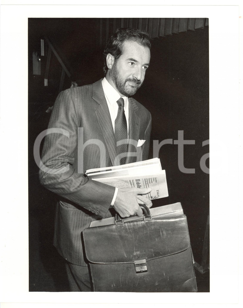 1990 ca ASSOLOMBARDA Gianfelice ROCCA presidente TECHINT (3) *Foto 20x25 cm