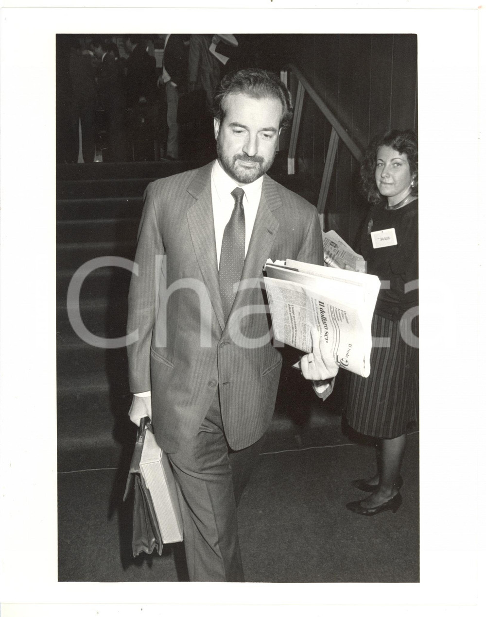 1990 ca ASSOLOMBARDA Gianfelice ROCCA presidente TECHINT (5) *Foto 20x25 cm