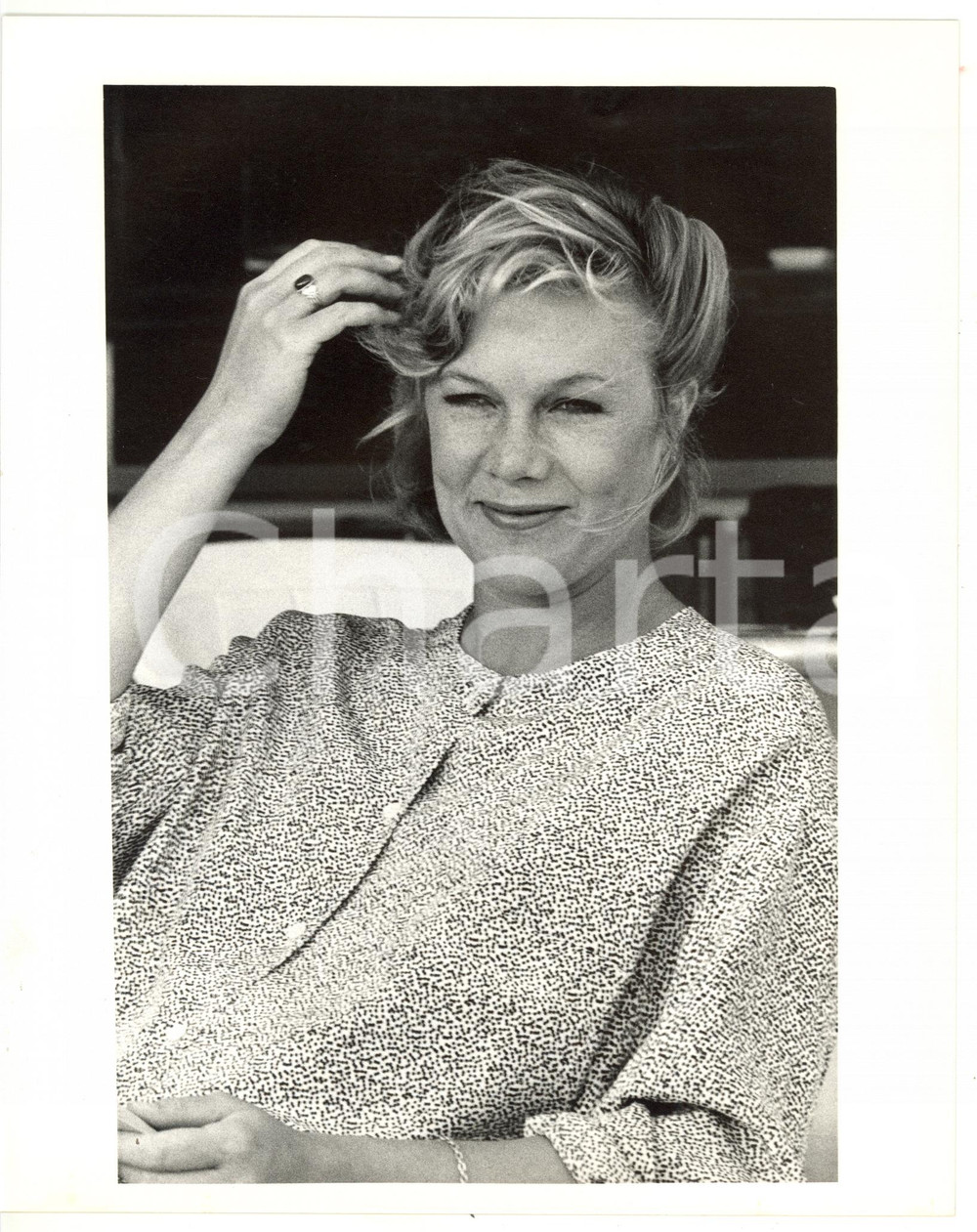 1985 ca VENEZIA Ciga Hotels - Ritratto dell'attrice Kathleen TURNER *Fotografia