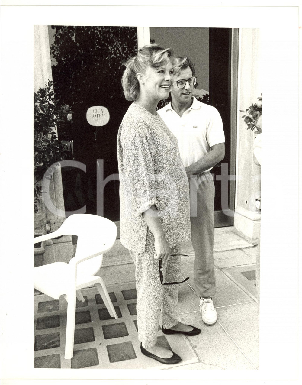 1985 ca VENEZIA Ciga Hotels - Kathleen TURNER con il marito Jay WEISS (3) *Foto