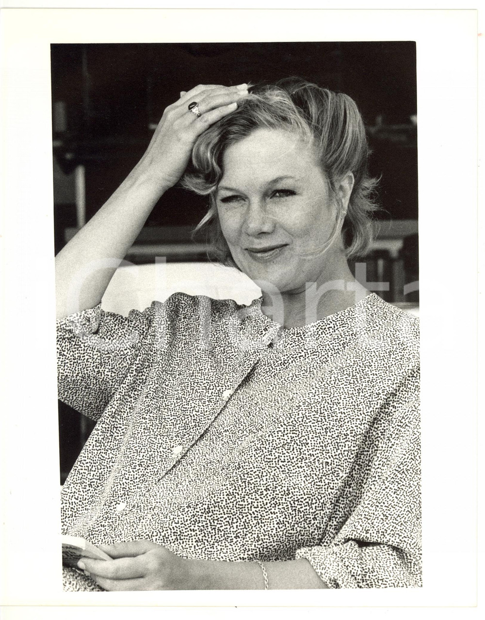 1985 ca VENEZIA Ciga Hotels - Ritratto dell'attrice Kathleen TURNER (4) *Foto