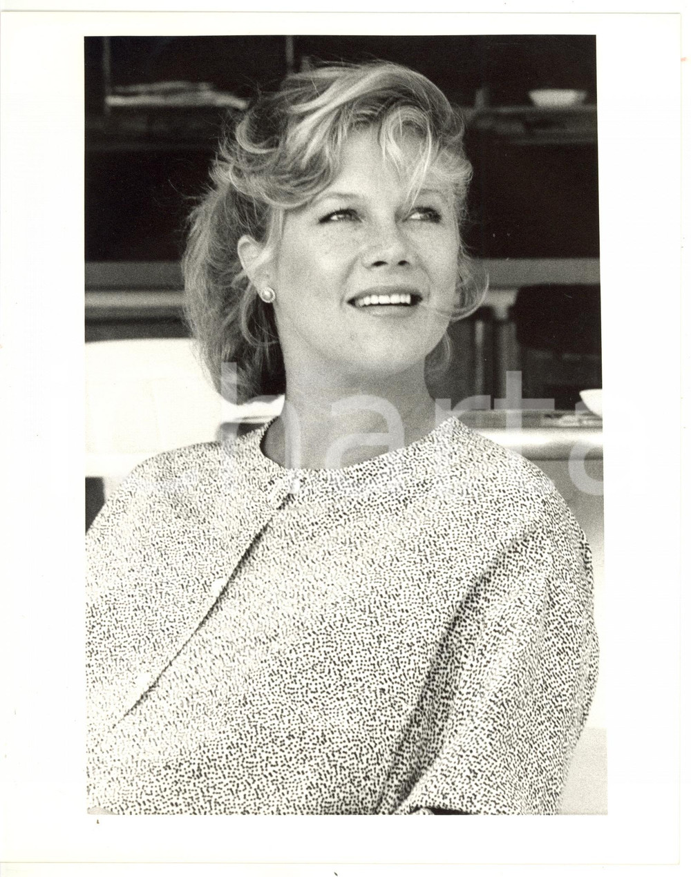 1985 ca VENEZIA Ciga Hotels - Ritratto dell'attrice Kathleen TURNER (5) *Foto