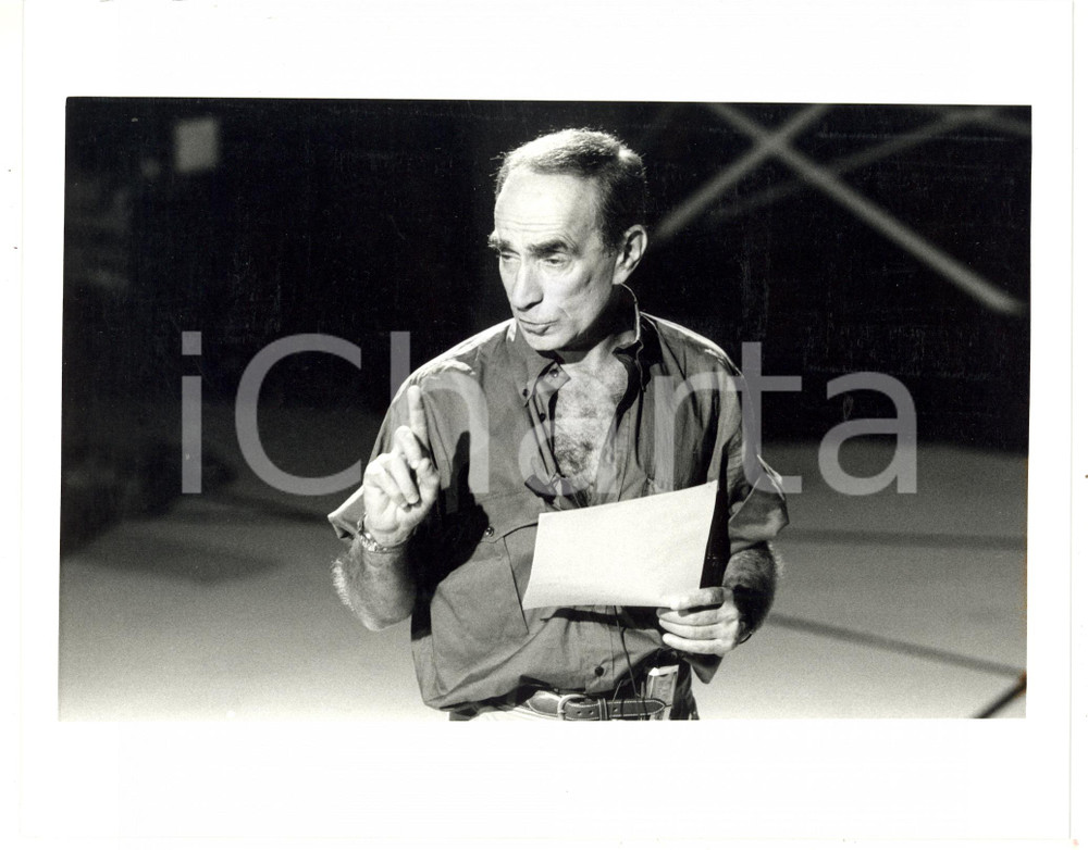 1985 ca RAI Coreografo Don LURIO durante le prove - Foto VINTAGE 25x20 cm