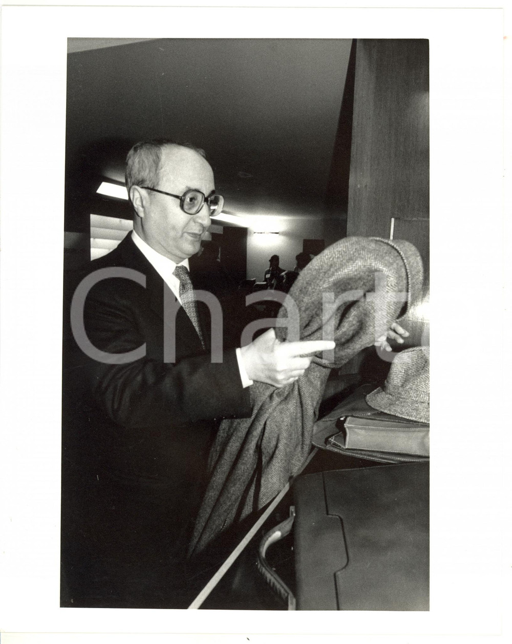 1985 ca MILANO Convegno DC - Arrivo di Enrico DE MITA *Foto 20x25