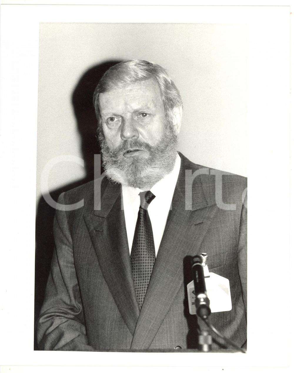 1990 ca MILANO - CENTROMARCA Ritratto di John NAISBITT *Foto 20x25 cm