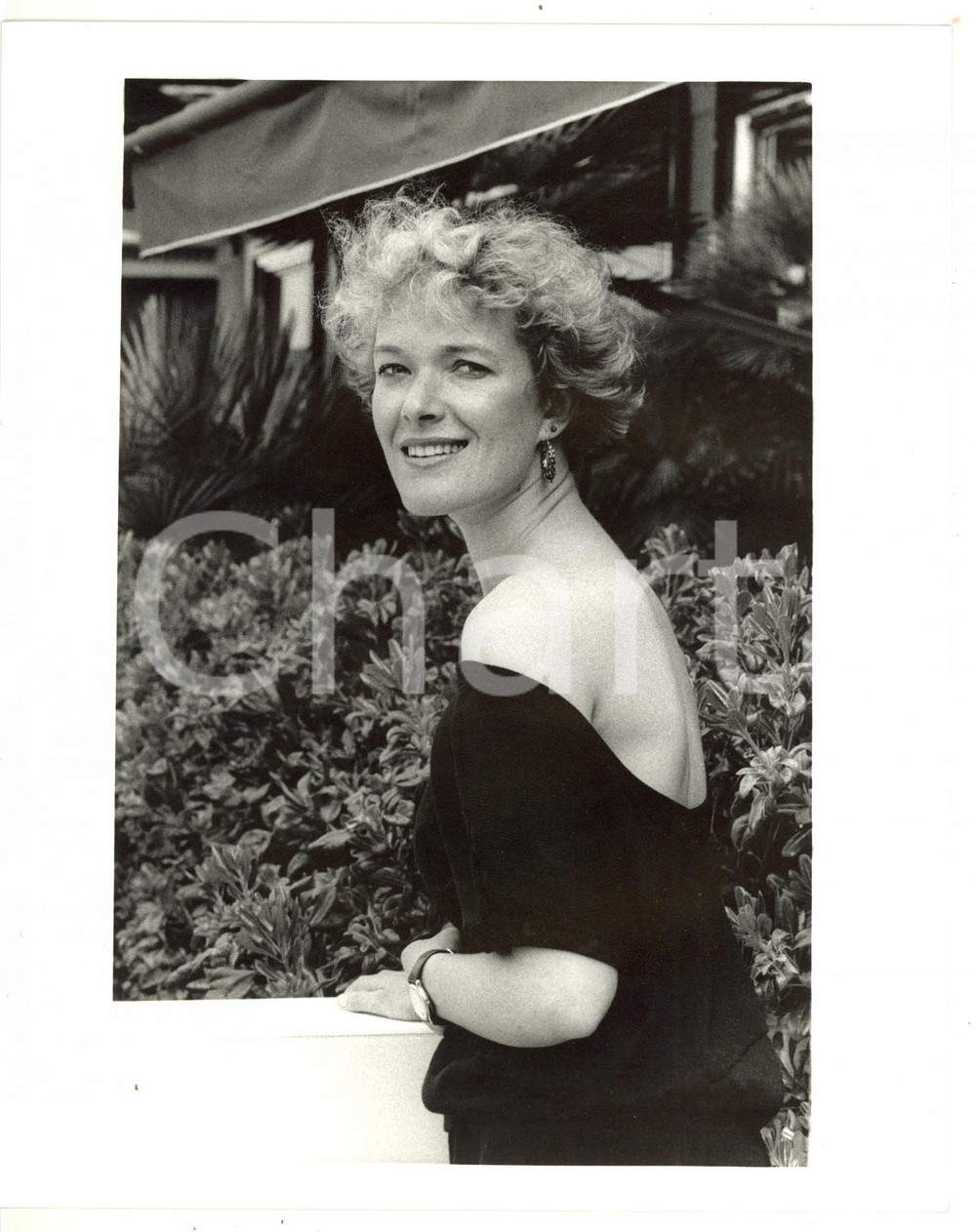 1985 ca CINEMA Ritratto dell'attrice Tammi ØST - Foto VINTAGE 20x25 cm