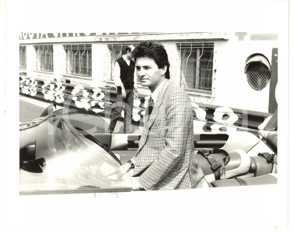 1986 ITALDESIGN Fabrizio GIUGIARO a bordo della MACHIMOTO *Foto 25x20 cm