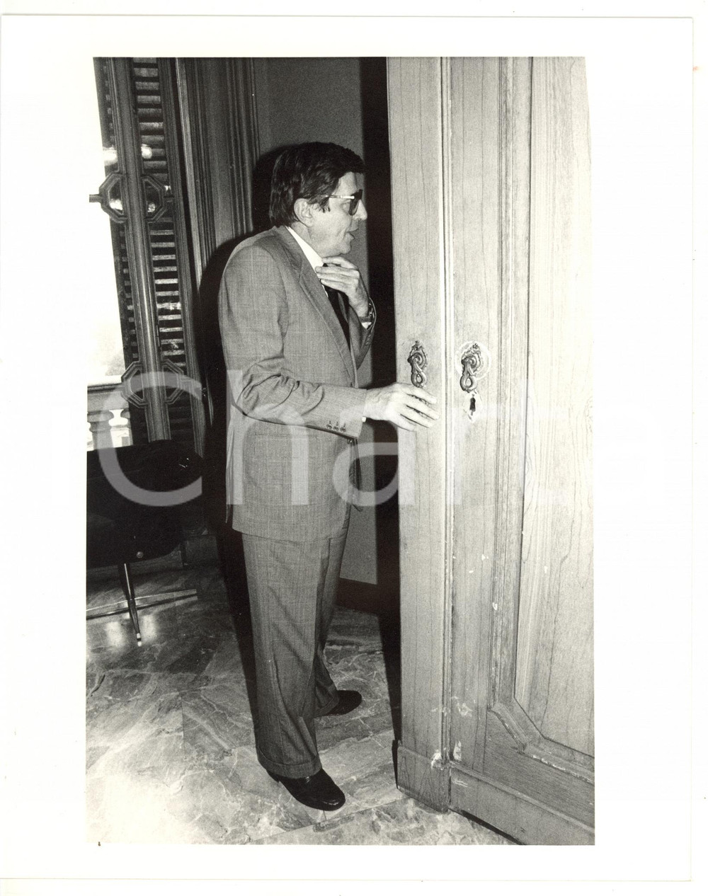 1985 ca POLITICA - DC Ritratto on. Vincenzo SCOTTI *Foto VINTAGE 20x25 cm