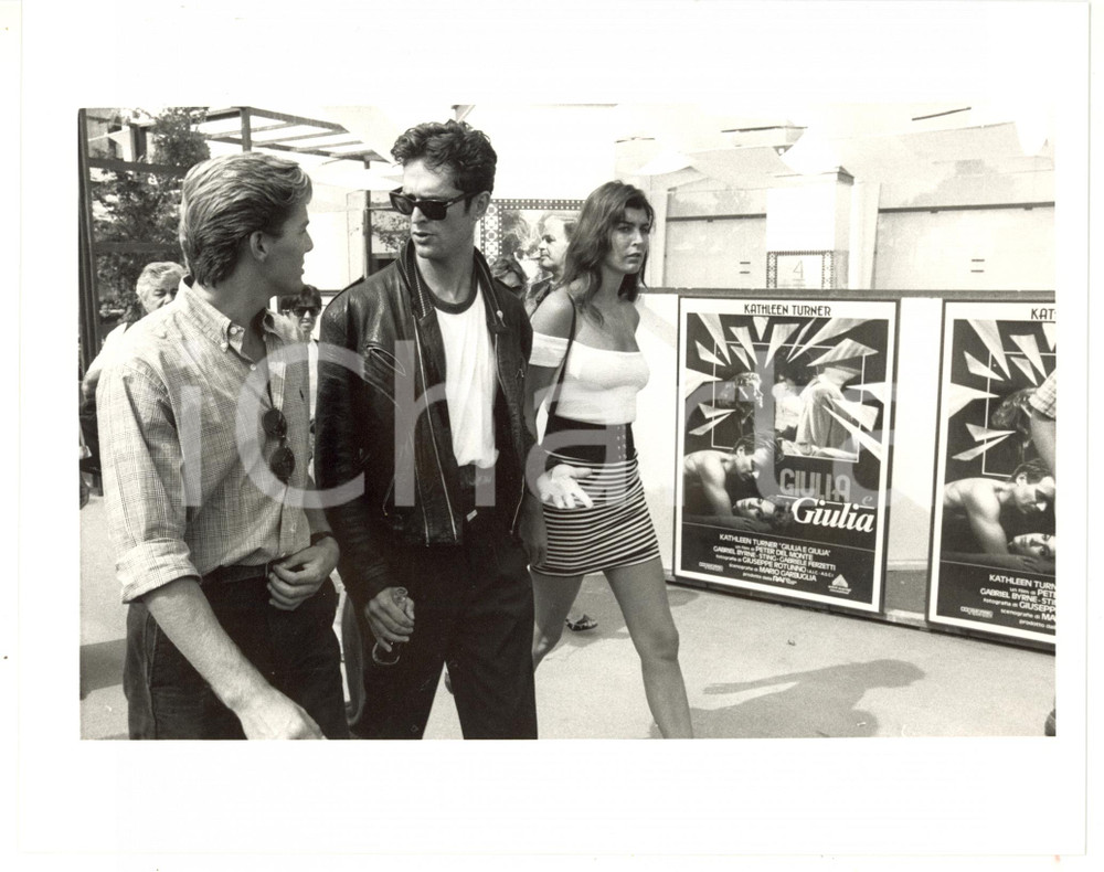 1987 MOSTRA DEL CINEMA DI VENEZIA Rupert EVERET con Annabel BROOK *Foto 25x20 cm