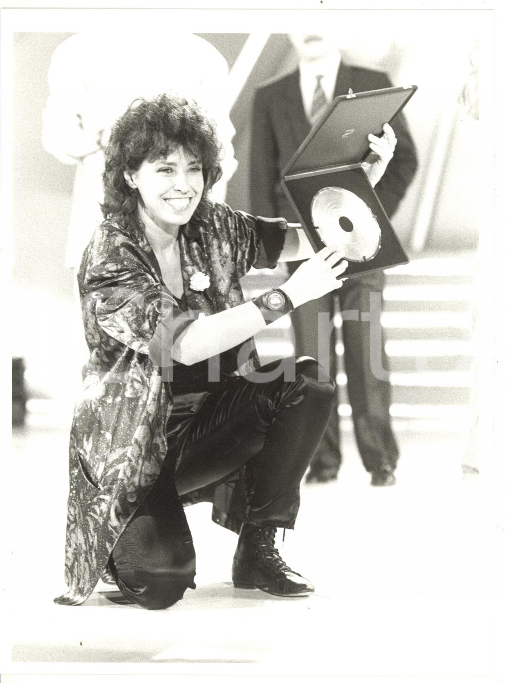 1985 SAINT VINCENT ESTATE Lu COLOMBO premiata sul palco *Foto 18x24 cm