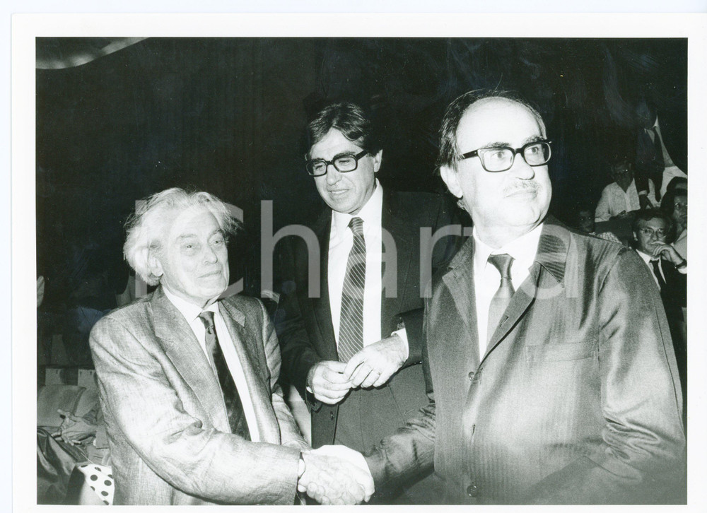 1986 MOSTRA DEL CINEMA DI VENEZIA Fratelli Paolo e Vittorio TAVIANI con EVANS 
