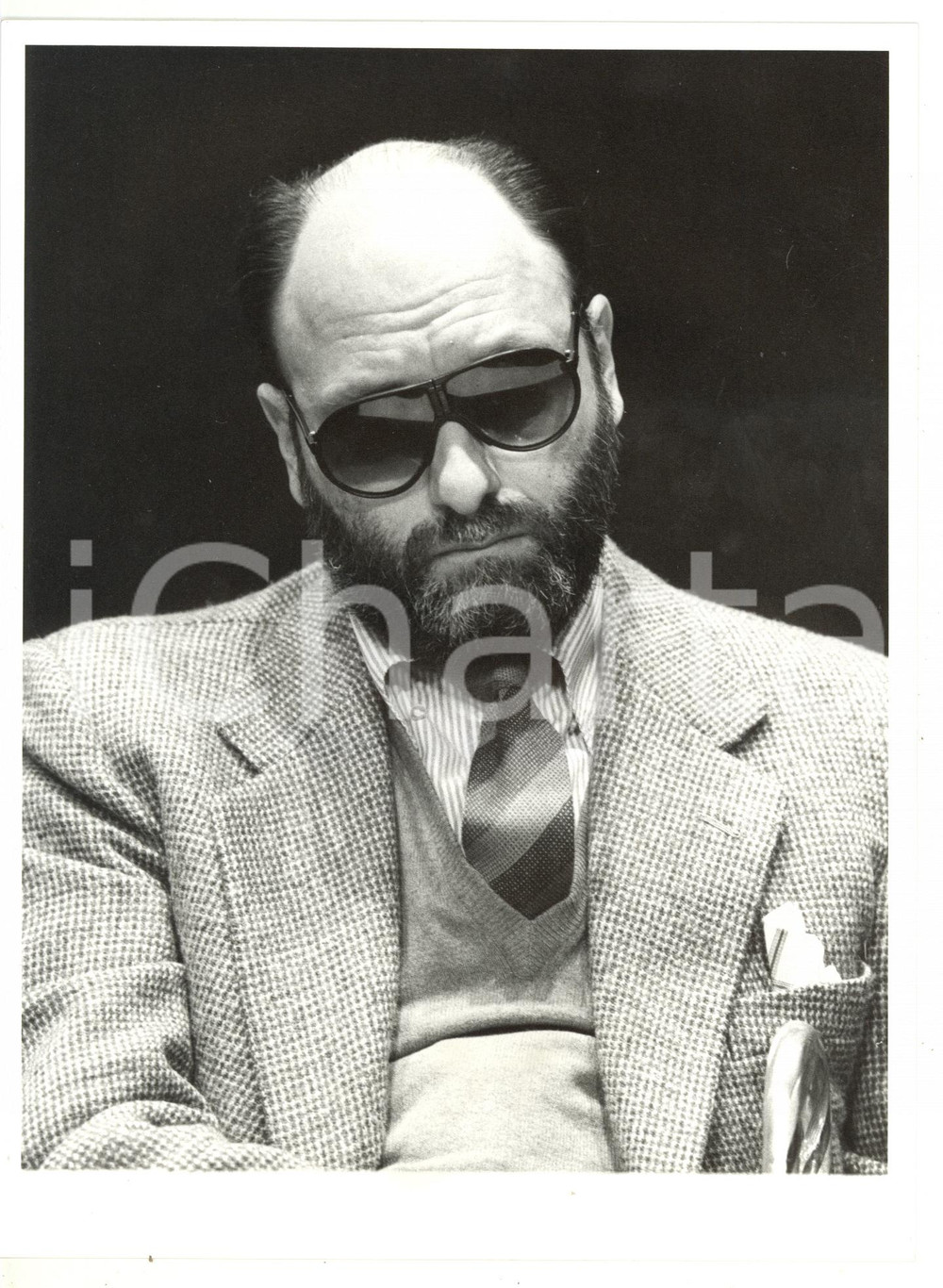 1985 ca MILANO Ritratto di Giacomo PROPERZJ *Foto 18x24 cm
